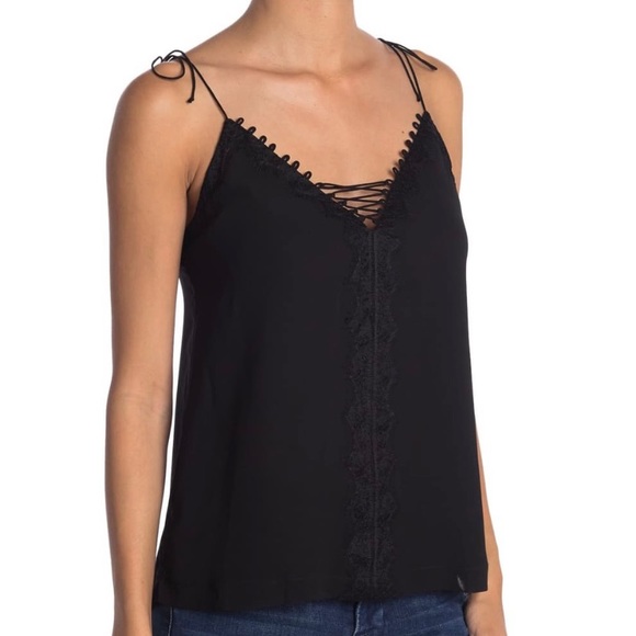 🖤 NWT 7 For All Mankind Lace-Up Top – Size XS - Picture 6 of 7